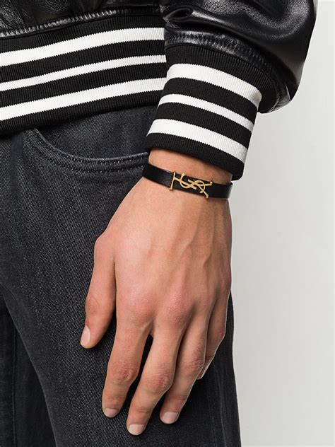 bracelet homme ysl|farfetch saint laurent bracelet.